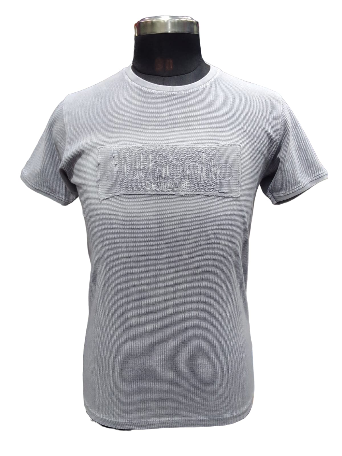 ROUND NECK GREY T-SHIRT 3103