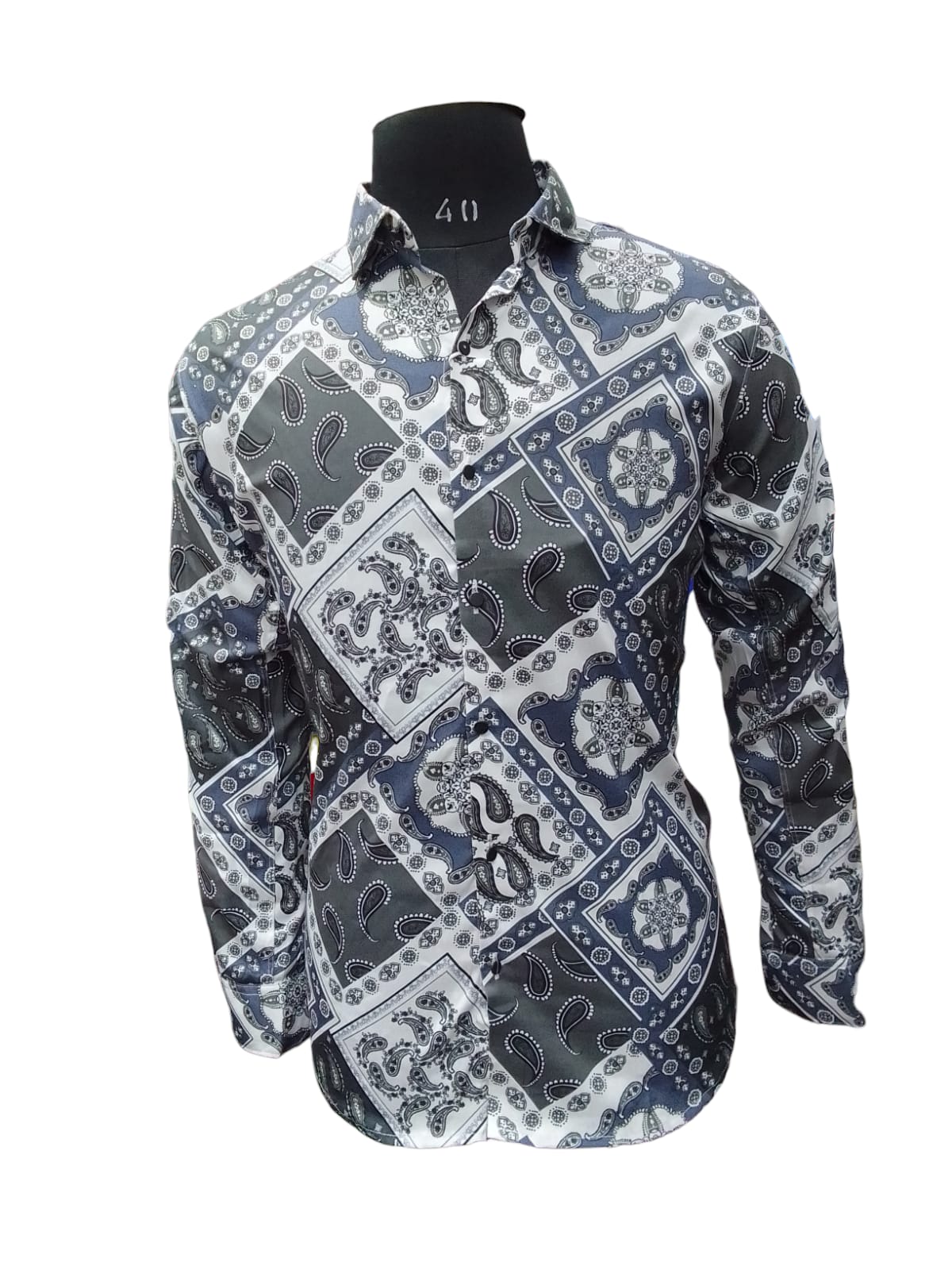 Premium Quality Mix Cotton Printed Shirt 1025