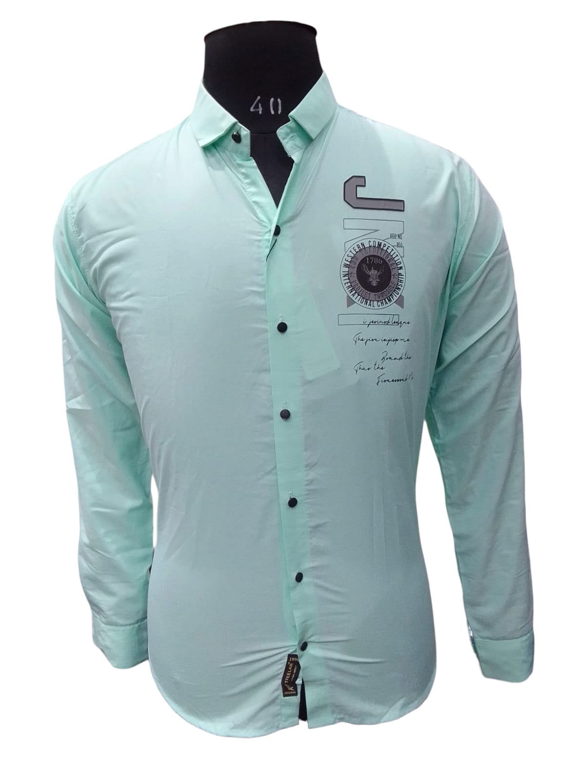 Premium Quality Cotton  Stretchable Shirt 1018