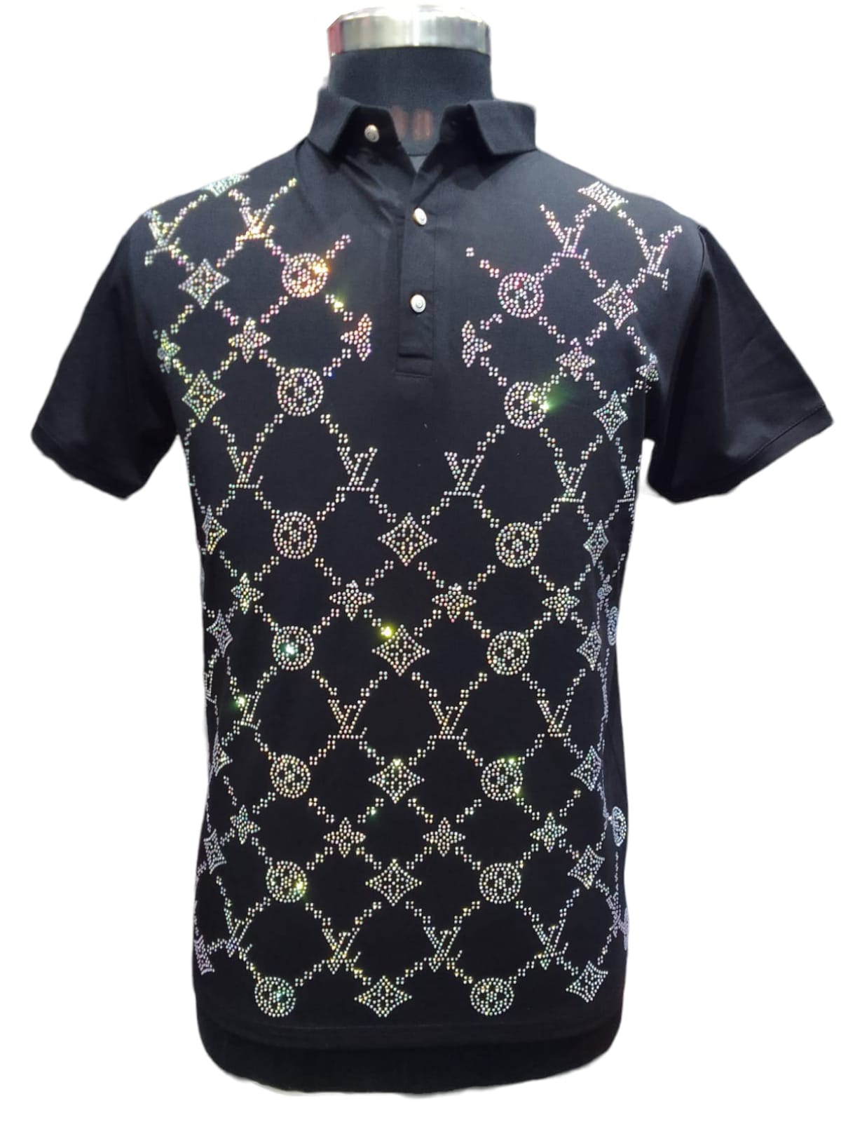 PREMIUM QUALITY MRNS BLACK PRINTED T-SHIRT 3098