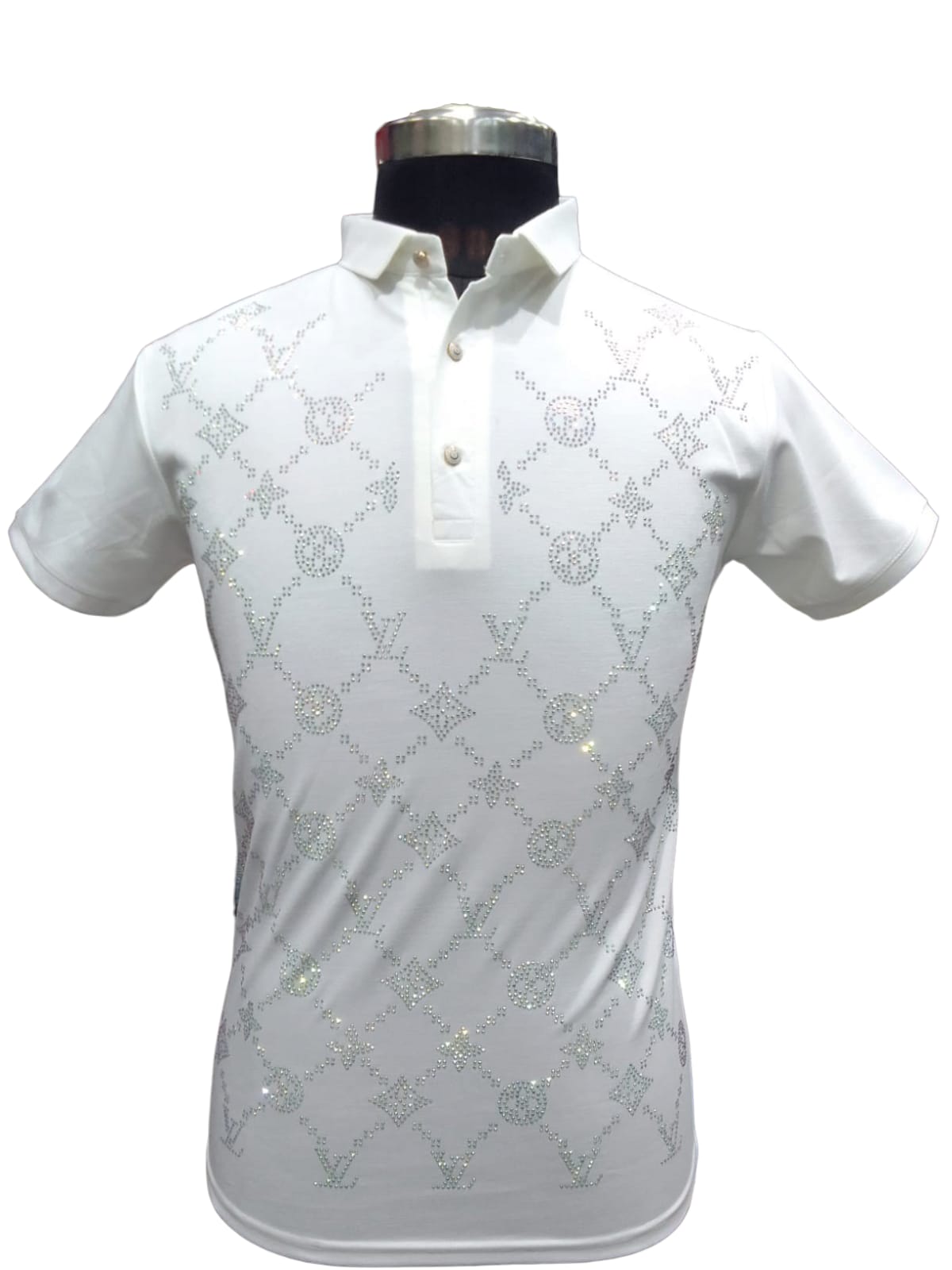 PREMIUM QUALITY WHITE PRINTED T-SHIRT 3099