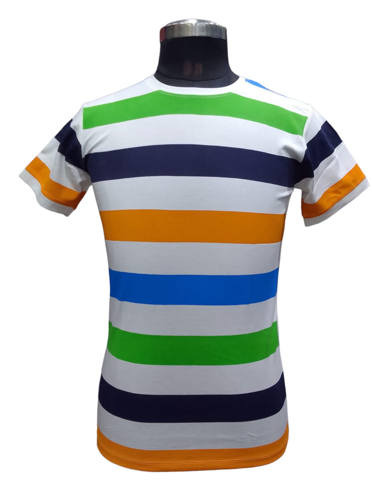 ROUND NECK STRIPED T-SHIRT 3092