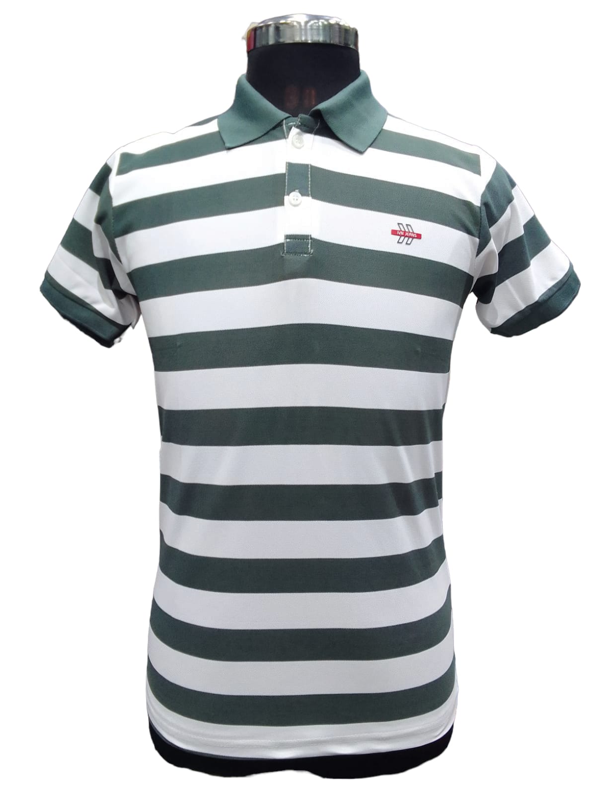 CASUAL WEAR POLO STRIPED T-SHIRT 3111